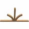 Ekena Millwork Richland Timber Gable Bracket, Western Red Cedar, 72"W x 45"H x 3 1/2"D x 3 1/2"F, 15/12 Pitch GBW072X45X0404RIC00SWR - alternate 3